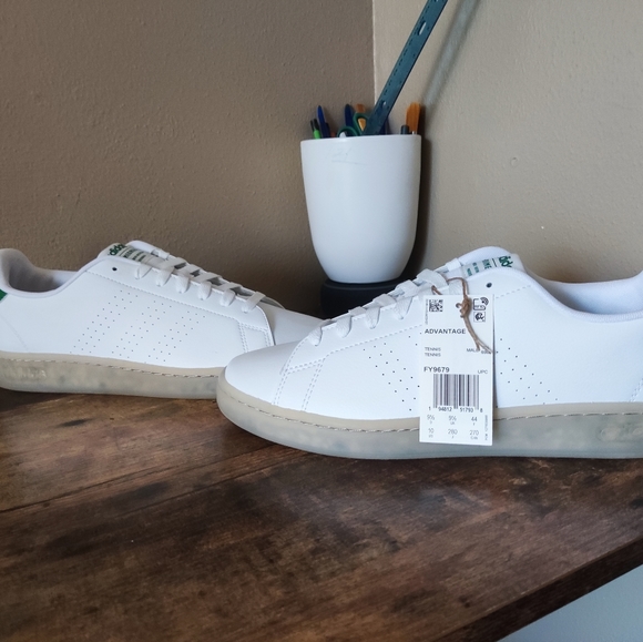 Adidas Stan Smith Advantage(Recycled Material sole) Green Size 10 - Picture 6 of 9